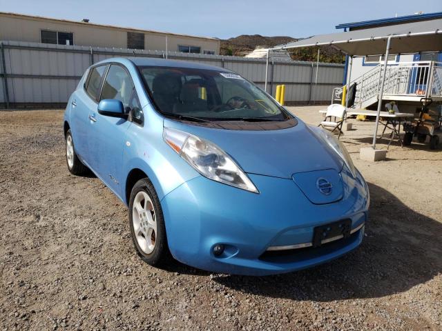 NISSAN LEAF SV 2012 with VIN JN1AZ0CP7CT023302 - Photo from auction