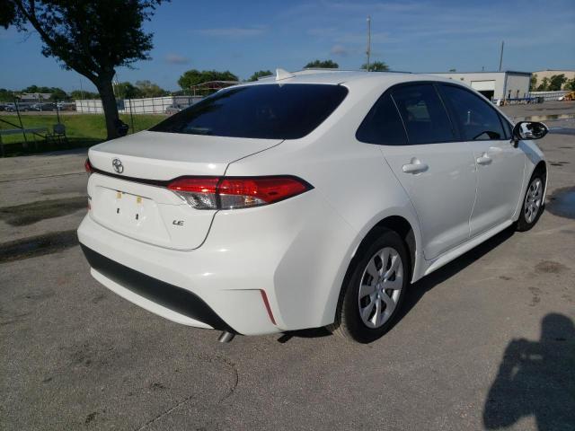 Photo 4 from auction – 2021 TOYOTA COROLLA LE with VIN JTDEPMAE8MJ180962