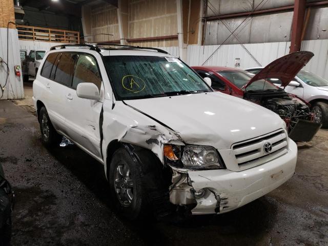 TOYOTA HIGHLANDER 2007 with VIN JTEHP21A470191218 - Photo from auction