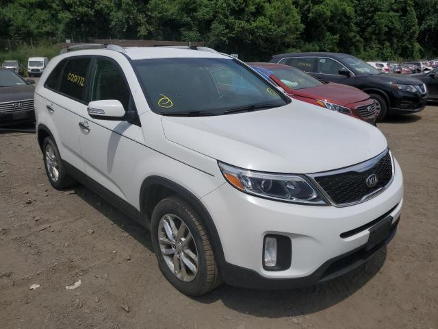 KIA SORENTO LX 2014 with VIN 5XYKT4A64EG463089 - Photo from auction