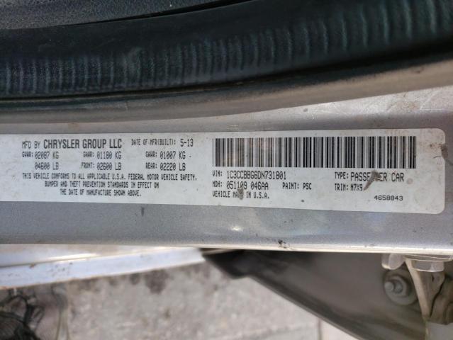 Photo 10 from auction – 2013 CHRYSLER 200 TOURIN with VIN 1C3CCBBG6DN731801