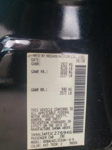 Photo 10 from auction – 2018 NISSAN ALTIMA 2.5 with VIN 1N4AL3AP3JC276946