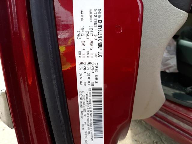 Photo 10 from auction – 2014 CHRYSLER TOWN & COU with VIN 2C4RC1BG0ER310595