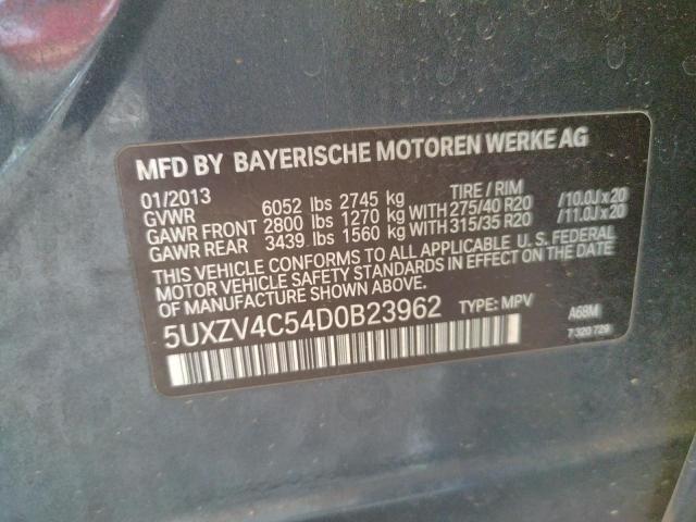 Photo 10 from auction – 2013 BMW X5 XDRIVE3 with VIN 5UXZV4C54D0B23962