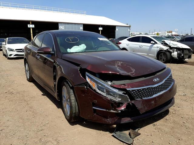 Photo 1 from auction – 2016 KIA OPTIMA EX with VIN 5XXGU4L32GG109584
