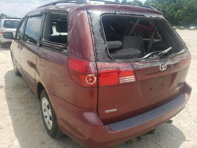 Photo 9 from auction – 2004 TOYOTA SIENNA CE with VIN 5TDZA23C14S157934