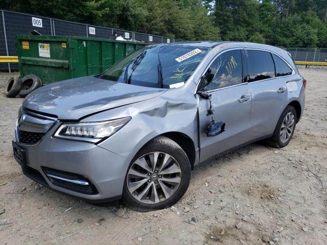 Photo 2 from auction – 2016 ACURA MDX TECHNO with VIN 5FRYD4H43GB033915