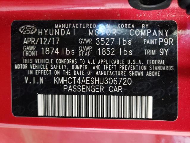 Photo 10 from auction – 2017 HYUNDAI ACCENT SE with VIN KMHCT4AE9HU306720