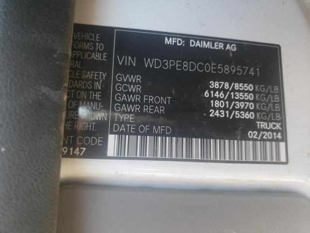 Photo 10 from auction – 2014 MERCEDES-BENZ SPRINTER 2 with VIN WD3PE8DC0E5895741