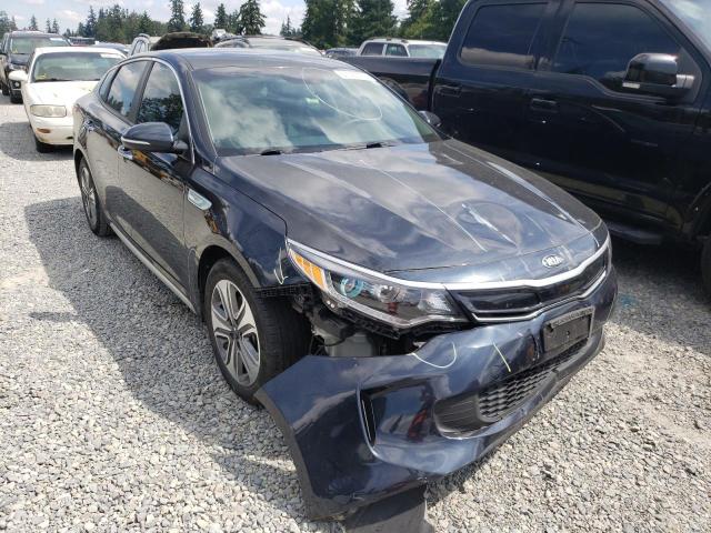 KIA OPTIMA HYB 2017 with VIN KNAGU4LE6H5010562 - Photo from auction