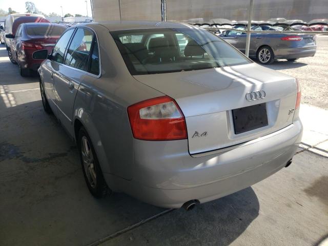 Photo 3 from auction – 2002 AUDI A4 3.0 QUA with VIN WAULT68E12A230275