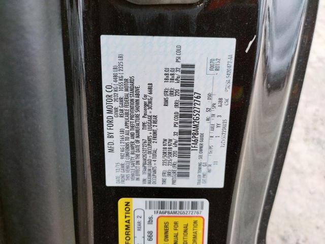 Photo 10 from auction – 2016 FORD MUSTANG with VIN 1FA6P8AM2G5272767