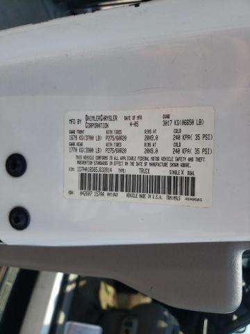 Photo 10 from auction – 2005 DODGE RAM 1500 S with VIN 1D7HA18D65J632814