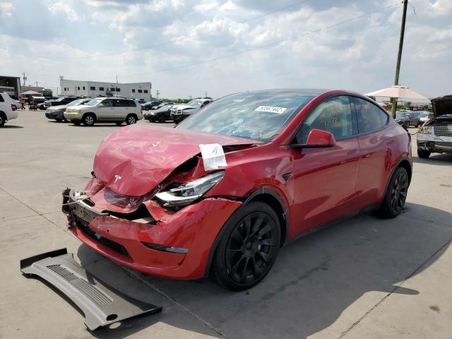 Photo 2 from auction – 2021 TESLA MODEL Y with VIN 5YJYGDEE3MF200601