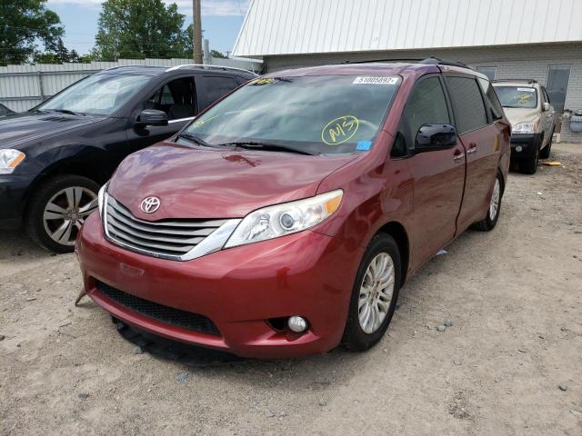 Photo 2 from auction – 2014 TOYOTA SIENNA XLE with VIN 5TDYK3DC1ES441661
