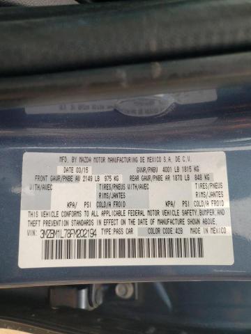 Photo 10 from auction – 2015 MAZDA 3 TOURING with VIN 3MZBM1L78FM202194