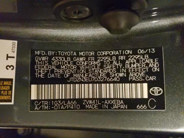 Photo 10 from auction – 2013 TOYOTA PRIUS V with VIN JTDZN3EU7D3276640