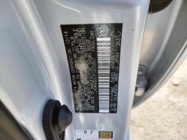 Photo 10 from auction – 2015 TOYOTA PRIUS with VIN JTDKN3DU7F0435857