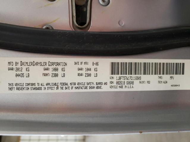 Photo 10 from auction – 2007 JEEP COMPASS LI with VIN 1J8FT57W17D116909