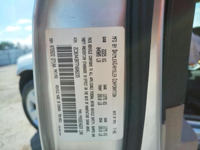 Photo 10 from auction – 2007 CHRYSLER 300 with VIN 2C3KA43R77H606235