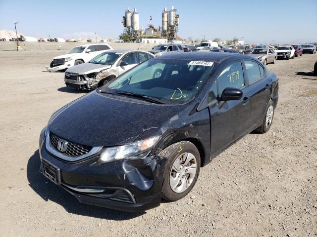 Photo 2 from auction – 2015 HONDA CIVIC LX with VIN 19XFB2F5XFE236707