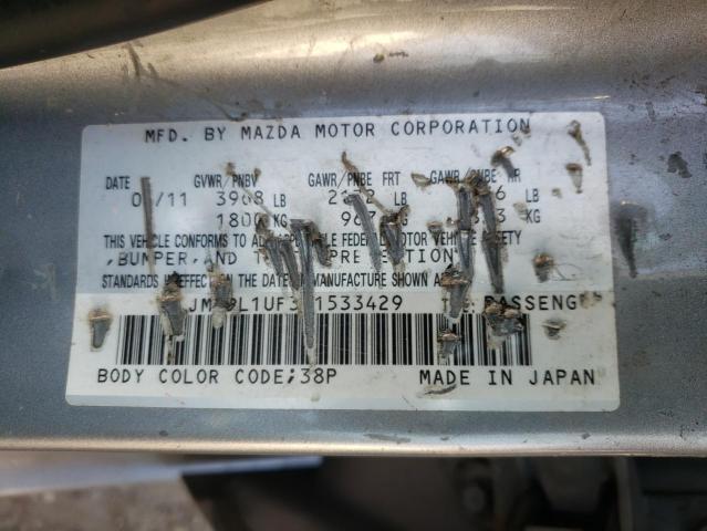 Photo 10 from auction – 2012 MAZDA 3 I with VIN JM1BL1UF3C1533429