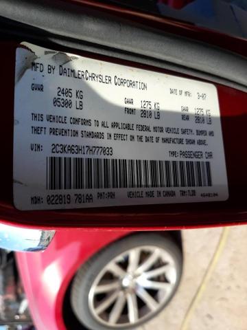 Photo 10 from auction – 2007 CHRYSLER 300C with VIN 2C3KA63H17H777033