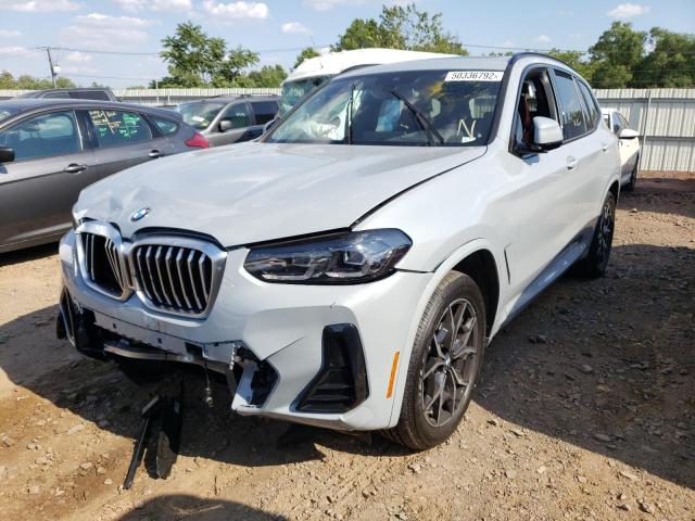 Photo 2 from auction – 2022 BMW X3 XDRIVE3 with VIN 5UX53DP05N9M75770