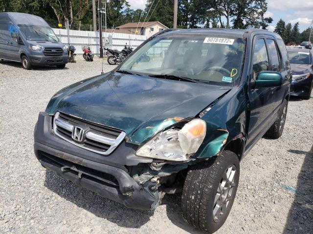 Photo 2 from auction – 2002 HONDA CR-V EX with VIN JHLRD78812C076443