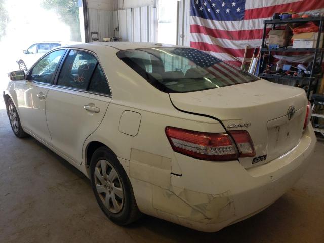 Photo 3 from auction – 2011 TOYOTA CAMRY BASE with VIN 4T4BF3EK2BR179108