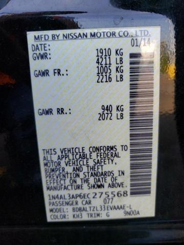 Photo 10 from auction – 2014 NISSAN ALTIMA 2.5 with VIN 1N4AL3AP6EC275568