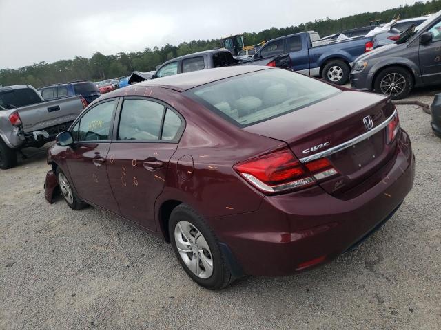 Photo 3 from auction – 2013 HONDA CIVIC LX with VIN 2HGFB2F50DH545881