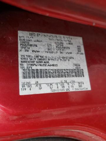 Photo 10 from auction – 2002 FORD EXPEDITION with VIN 1FMPU18L02LA64852