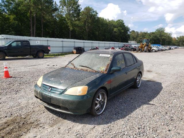 Photo 2 from auction – 2002 HONDA CIVIC EX with VIN 1HGES26742L046319