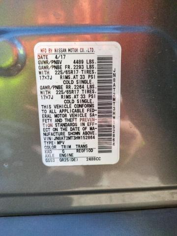 Photo 10 from auction – 2017 NISSAN ROGUE S with VIN JN8AT2MT3HW152864