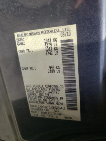 Photo 10 from auction – 2011 NISSAN ALTIMA BAS with VIN 1N4AL2AP3BC106842