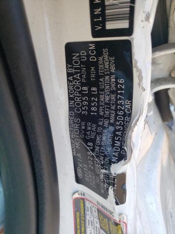 Photo 10 from auction – 2013 KIA RIO LX with VIN KNADM5A35D6237126