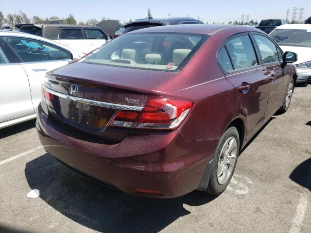 Photo 4 from auction – 2013 HONDA CIVIC LX with VIN 19XFB2F56DE064107