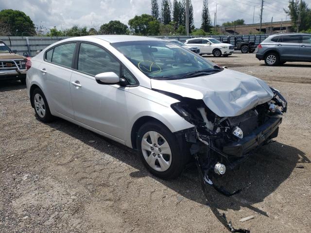 KIA FORTE LX 2018 with VIN 3KPFL4A74JE271141 - Photo from auction