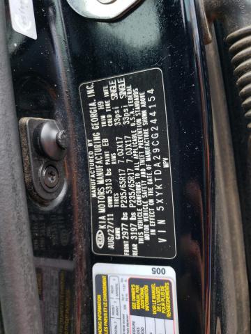 Photo 10 from auction – 2012 KIA SORENTO BA with VIN 5XYKTDA29CG244154
