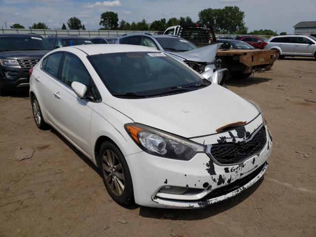 KIA FORTE EX 2015 with VIN KNAFX4A87F5281188 - Photo from auction