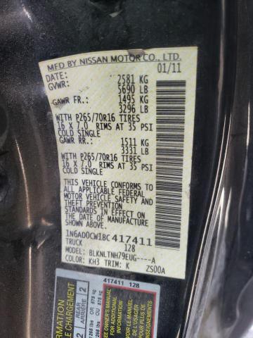 Photo 10 from auction – 2011 NISSAN FRONTIER S with VIN 1N6AD0CW1BC417411