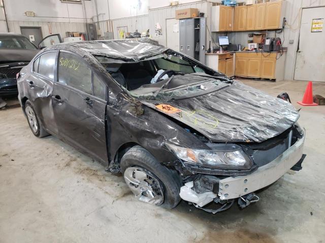 HONDA CIVIC LX 2015 with VIN 19XFB2F57FE091366 - Photo from auction