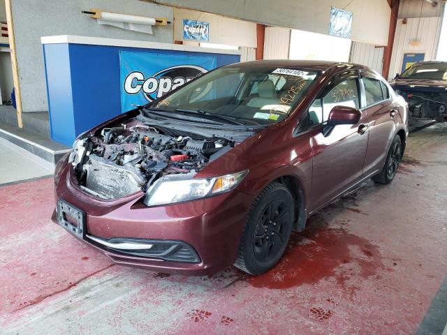 Photo 2 from auction – 2015 HONDA CIVIC LX with VIN 19XFB2F50FE702273
