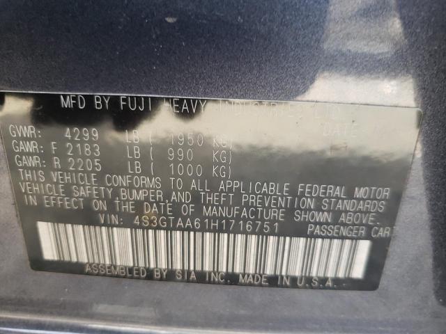 Photo 10 from auction – 2017 SUBARU IMPREZA with VIN 4S3GTAA61H1716751