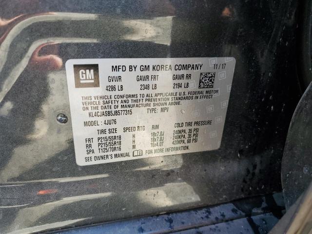 Photo 10 from auction – 2018 BUICK ENCORE PRE with VIN KL4CJASB5JB577315