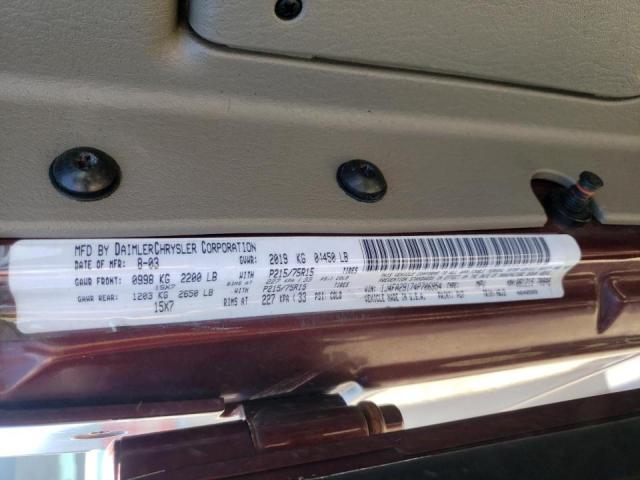 Photo 10 from auction – 2004 JEEP WRANGLER / with VIN 1J4FA29174P706954
