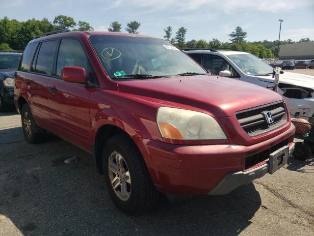 HONDA PILOT EX 2004 with VIN 2HKYF18484H601535 - Photo from auction