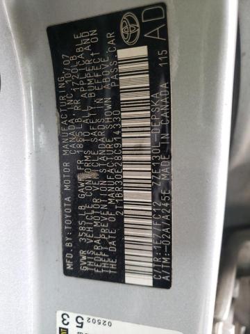 Photo 10 from auction – 2008 TOYOTA COROLLA CE with VIN 2T1BR30E28C914330