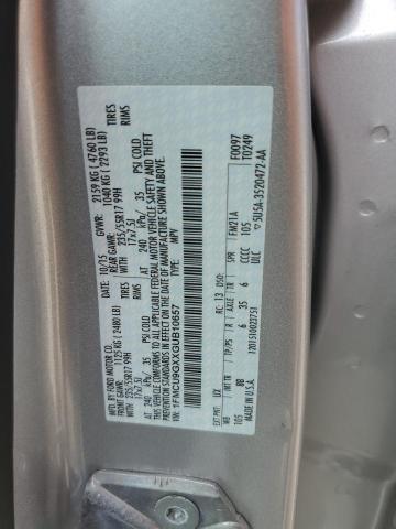 Photo 10 from auction – 2016 FORD ESCAPE SE with VIN 1FMCU9GXXGUB10657
